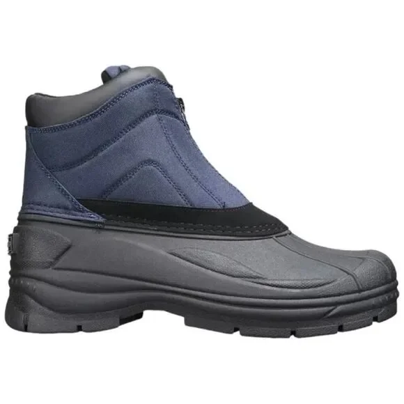 Weatherproof Vintage Men's Weather Jessie Front-Zip Hiker Boots Navy Size 9 New